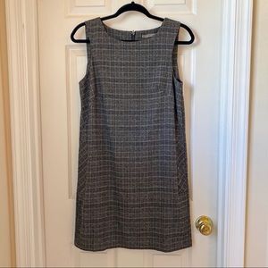Zara Black and White Checkered Mini Dress